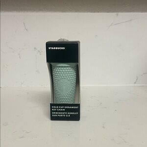 Starbucks Mint Green Cold Cup Key Chain